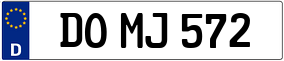 Truck License Plate